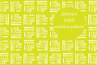 Abstract Doodle Tribal Pattern
