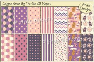 Calypso Kitten by the Sea CU Papers: A Creative Resource for Every Project