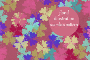 Hand Drawn Blossom Floral Pattern