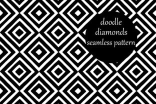 Hand Drawn Striped Diamonds Pattern: A Versatile Design for Creative Projects
