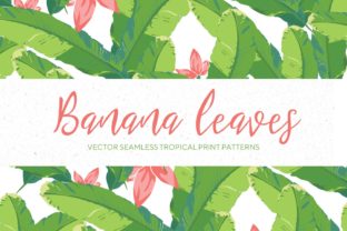 Seamless Banana Leaf Design for Creative Projects