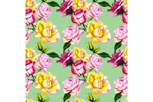 Seamless Pattern Roses: A Modern Approach to Textured Floral Design