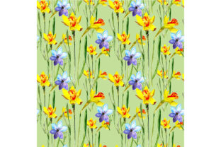 Seamless Pattern with Summer Flowers: A Creative and Versatile Design Element