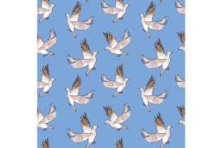 Seamless Pigeon Pattern
