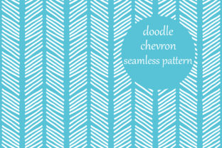 Simple Doodle Chevron Stripes Pattern