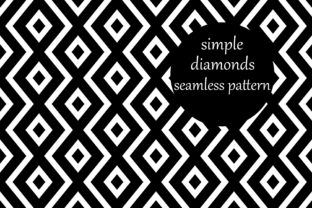 Simple Geometric Zig-Zag Diamond Pattern: A Versatile Digital Design Element for Real-World Applications