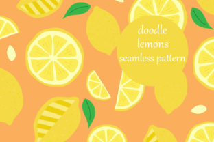 The Fun Scattered Doodle Lemons Pattern: A Versatile Design Element for Contemporary Creators