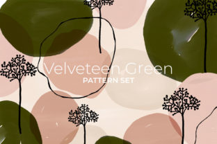 Velveteen Green Pattern Set