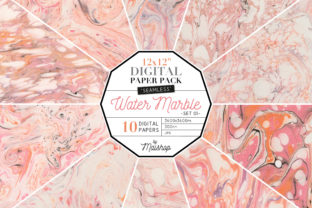 Water Marble Digital Papers – A Versatile Choice for Creative Projects